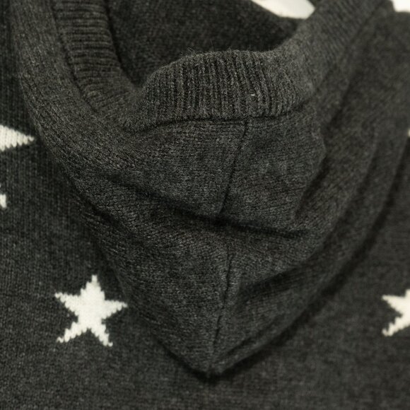 Zadig Voltaire Marky Hoodie Cashmere Star Sweater Intarsia Wool Luxury Pullover - Picture 10 of 15